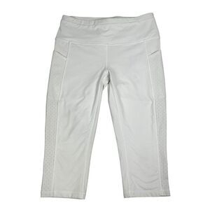 Lululemon Mind Over Miles Crop size 8 17” White